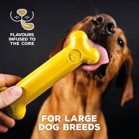 Hueso de Nylon Masticable Sabor Pollo Talla M